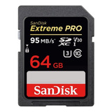 Tarjeta De Memoria Sandisk Sdsdxpa-064g-x46  Extreme Pro 64gb