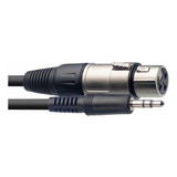 Cable Stagg Sac3mpsxf Mini-plug Stereo - Canon - 3 Mts.