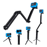 Bastón Con Tripie, Selfie Stick 3 Way Para Cámaras Gopro Dji