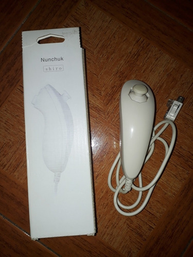 Joystick Nintendo Wii Nunchuk. Blanco. Impecable. Con Caja.