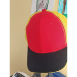 Gorro Malla Tela Tricolor Jockey