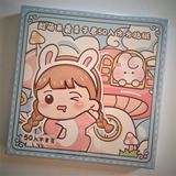 Set 5o Láminas Stickers Kawaii Cute Washi Journal Scrapbook