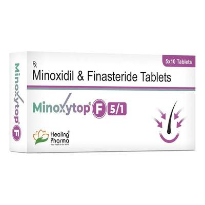 Minoxidil 5mg + Finasterida 1mg 50 Tabletas Minoxytop | Meses sin interés