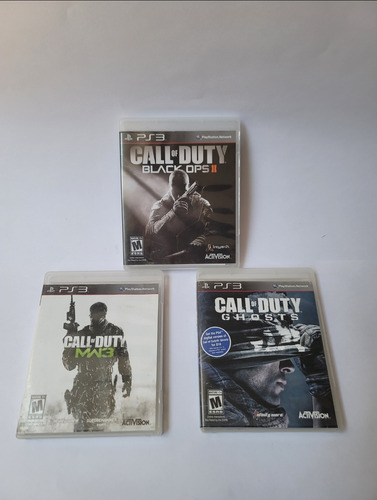 Call Of Duty Mw3 - Black Ops 2 - Ghost Ps3