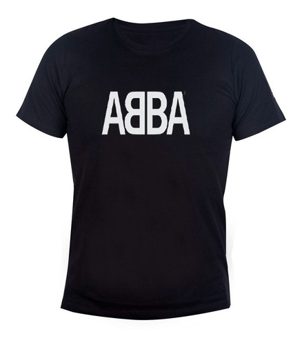 Remera Hombre Algodón Abba Pop Disco Retro