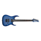 Guitarra Electrica Ibanez Rga Standard Azul Flame