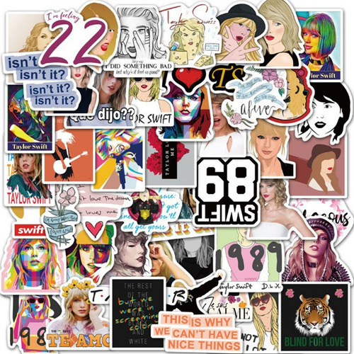 300pcs Taylor Swift Stickers Calcomanias Nuevas Pegatinas