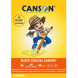 Bloco Canson Papel Vegetal 60g A3 50 Folhas