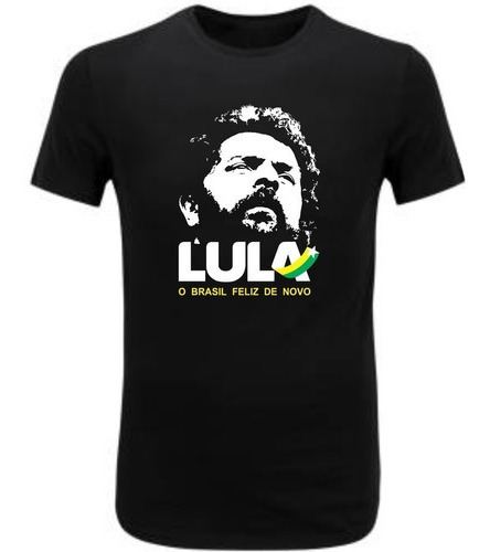 Camisa Lula Presidente 2022 E Brasil Hexa 2022 100% Algodão
