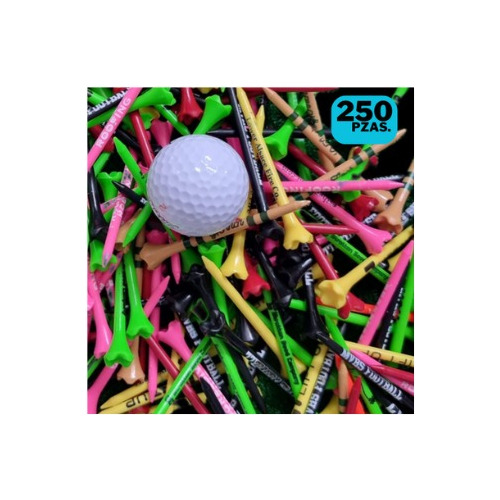 Tees De Golf De Plastico 250pzs, Nuevos, Saldos, Marca Pride