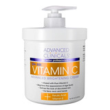 Vitamina C Crema Cuidado De La Piel Advanced Clinicals 454 G Momento De Aplicación Día/noche Tipo De Piel Todo Tipo De Piel