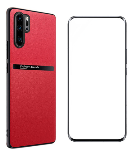 Funda Para Huawei P30 Pro Sólido Tener Vidrio Membrana