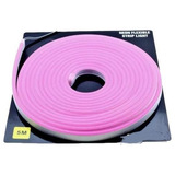 Cinta Neon Flex 12v Rollo X 5 Metros Rosado Con Adaptador