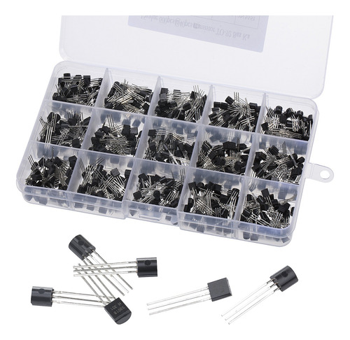 Kit De 600 Transistores Arduino Surtido To-92 2n2222 Y Mas