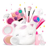 ~? Kit De Maquillaje Lavable Para Niños Para Niñas De 4 A
