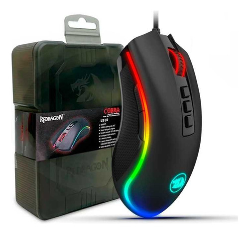 Mouse Gamer Redragon Cobra M711-fps Preto