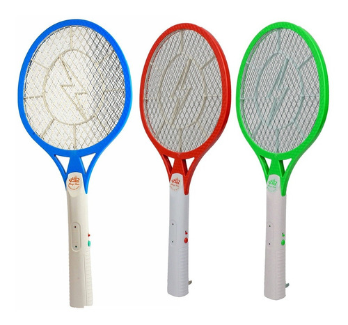 Raqueta Mata Mosquitos Y Moscas Recargable 