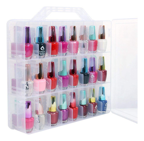 Organizador De Esmalte De Uñas, Portátil, Universal, Transpa