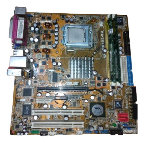 Placa Mãe P5vd-vm  + Processador Dual-core + 2 Gb De Ram !