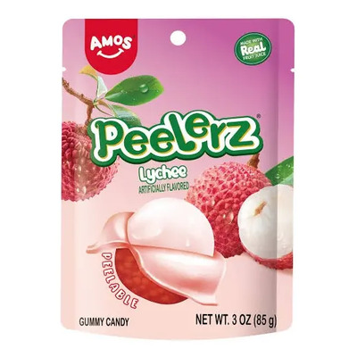 Gomitas De Lychee Pelables Amos Peelerz Gummy 85g Viral | Meses sin interés