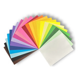 100 Folhas Papel Tipo Color Plus Colorido Na Massa 180g A4 Cor Cores Diversas