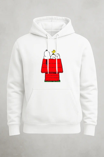 Sudadera Con Capucha Unisex Snoopy Casa