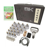 Kit Ventosa 20 Copos Bk Com Livro Ventosaterapia