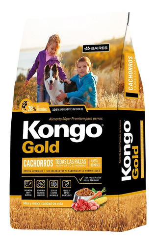 Kongo Gold Natural Cachorros X 15 Kg