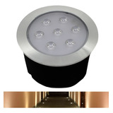 Balizador Spot Led Embutir Chão Piso Jardim 7w Ip65 Quente