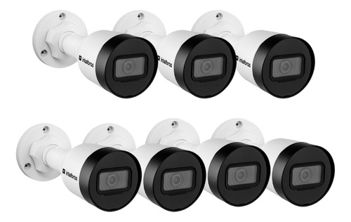 Kit 7 Câmeras Ip 2 Megapixels 30m Poe Vip 1230 B Intelbras