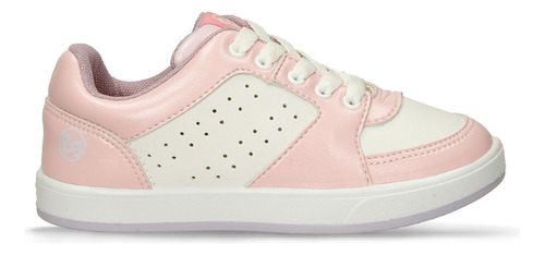 Tenis Casuales Rosado-blanco Bubblegummers Qrispeta Niña