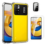 Funda + Mica Pantalla + Mica Cámara Xiaomi Poco M4 Pro 5g