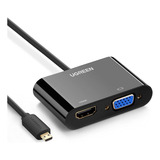 Ugreen Adaptador Convertidor De Video Activo Micro Hdmi A...