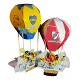 Kit Globo Aerostatico Imprimibles Feliz Día Editable Futbol