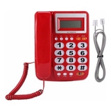 Alta Qualidade Teléfono Fijo De Casa Rojo