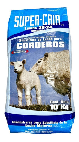 Super Cria Substituto De Leche Para Corderos 10 Kg