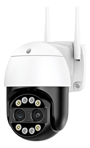 Câmera Segurança Ip Binocular Zoom Óptico Híbrido 8x 4mp 