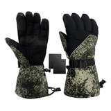 Guantes Con Pantalla Térmica Mittens Para Ciclismo, Eléctric