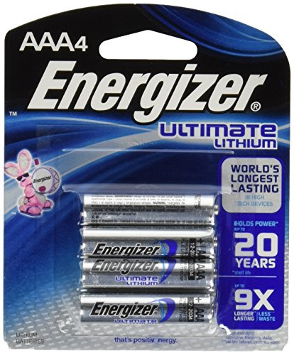 Baterias De Litio L92 Aaa Energizer Ultimate Pack 4u 