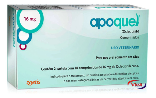 Apoquel Dermatológico Anti Coceira 16 Mg Original Com Nf