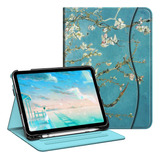 Fintie Funda P/ iPad De 10.ª Gen De 10,9 Con S Pen, Flor