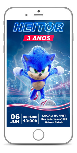 Convite Virtual Sonic