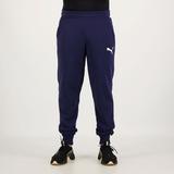 Calça Puma Ess Logo Tr Cl Ii Marinho