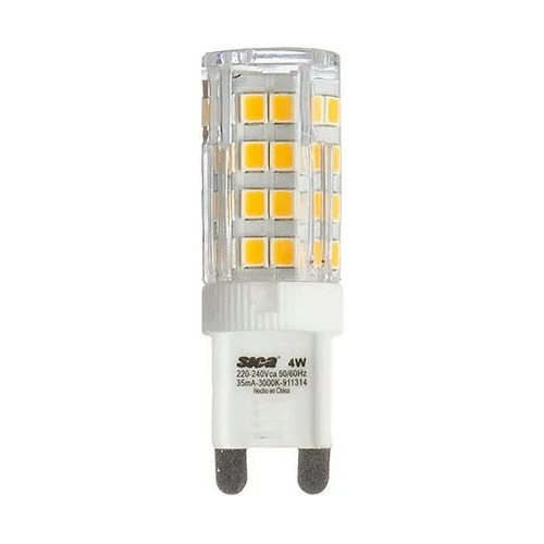Lámpara Led Sica G9 Bi-pin 4w 220v Luz Cálida / Fría