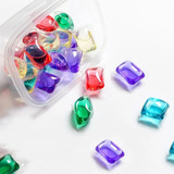 50 Cápsulas Gel Laundry Beads Fragancia Detergente Líquido