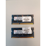 Lote Dos Memoria Ram Hynix 2g 2rx8 Pc3 Hmt125s6bfr8c