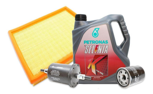 Kit Filtros + Aceite Selenia K 15w40 Fiat Strada 1.3 2004