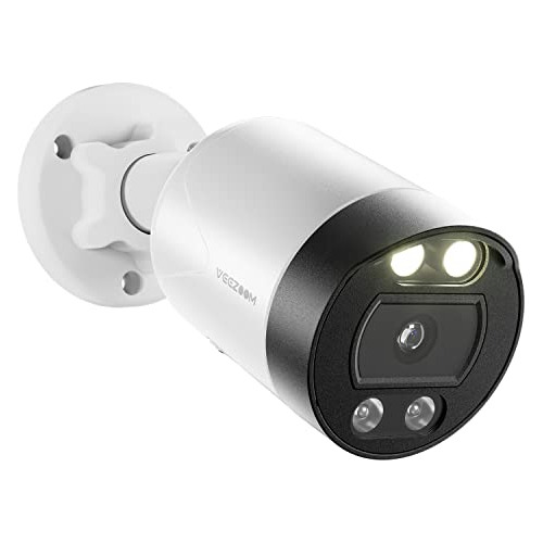 Cámara De Seguridad Ip, Cámara De 5mp Poe Audio Bidir...