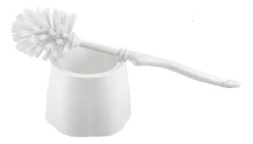 Escova De Limpar Vaso Sanitário Privada Banheiro - Cor Branco