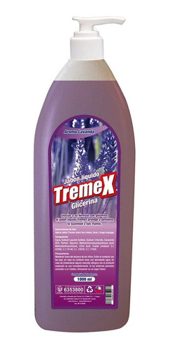 Jabon Liquido Tremex  Lavanda 1 Lt( 3uni)-super